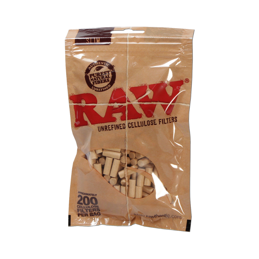 Raw Cellulose-Filter slim unbleached