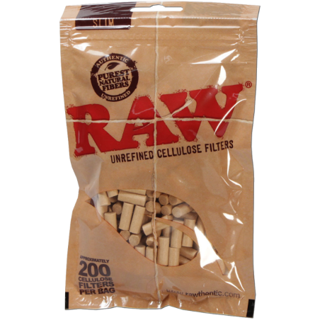 Raw Cellulose-Filter slim unbleached