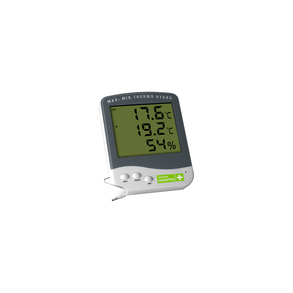 Highpro Digitaler Thermo-und Hygrometer mit Aussensonde