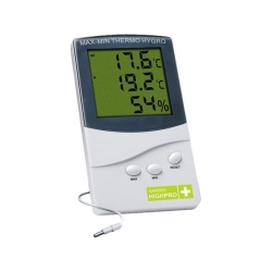 Highpro Digitaler Thermo-und Hygrometer mit Aussensonde
