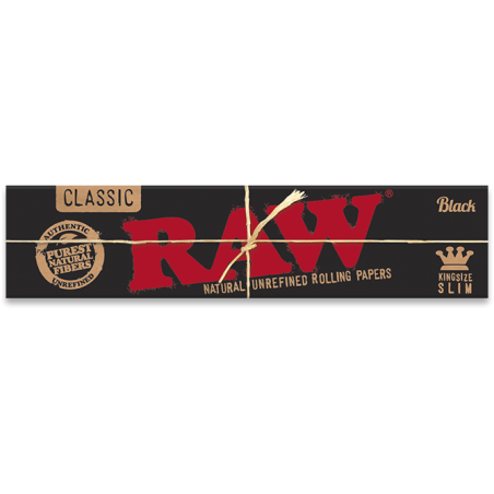 RAW Classic Black Kingsize Slim