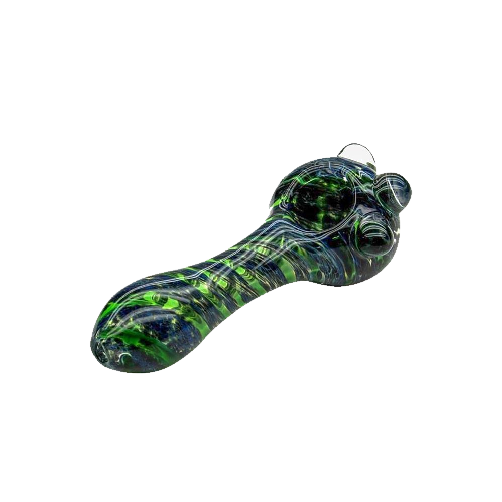 Colour Changing Glass Pipe Green-Blue