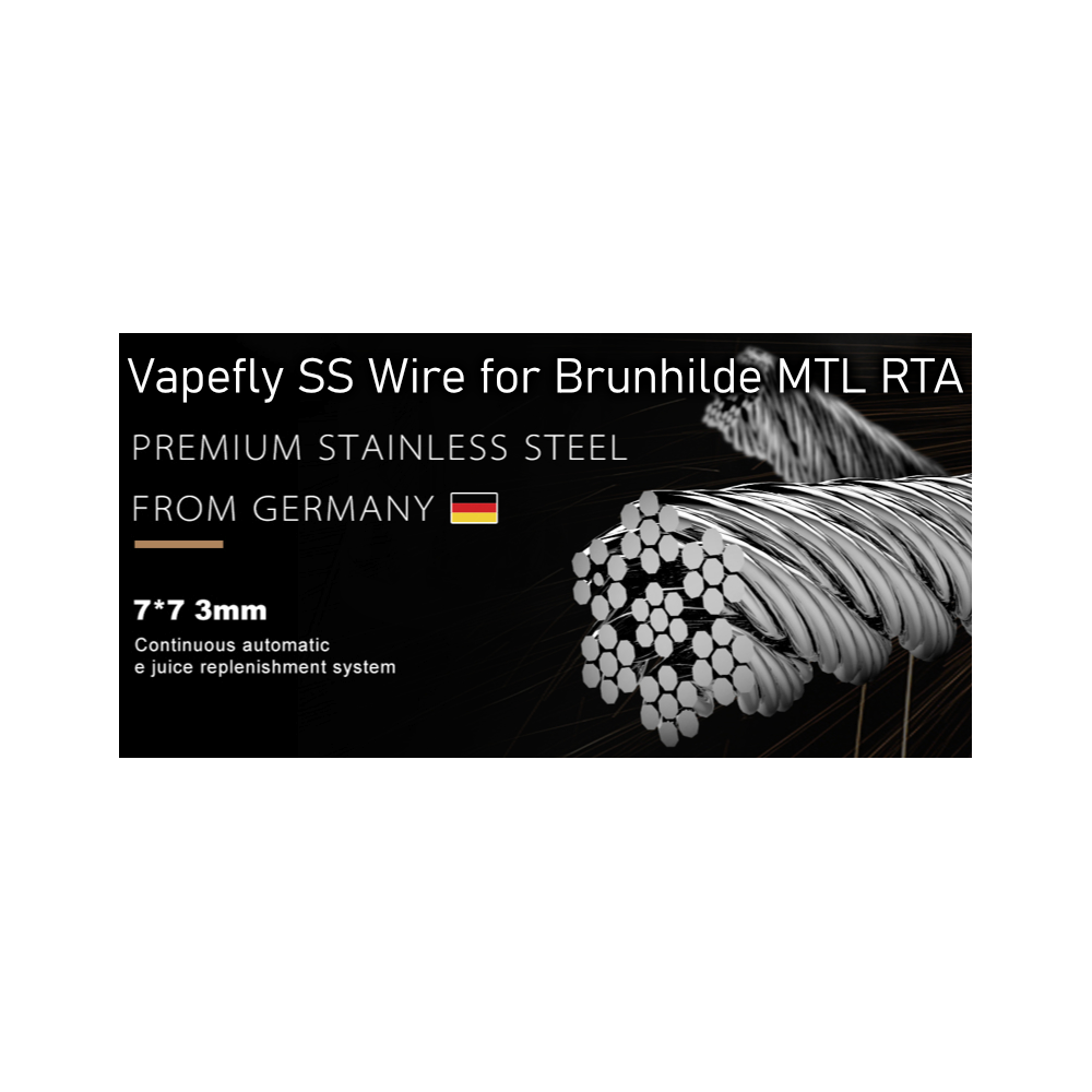 Vapefly Edelstahldraht für Brunhilde MTL RTA