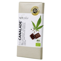 Bio Canalade Hanf - Hemp seeds + milk chocolate