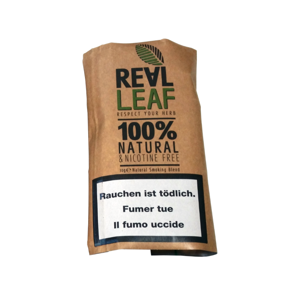 Real Leaf - Mélange à fumer naturel sans nicotine