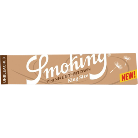 Smoking Unbleached Thinnest Brown King Size