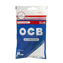 OCB Zelullose-Filter slim mit Klebestreifen