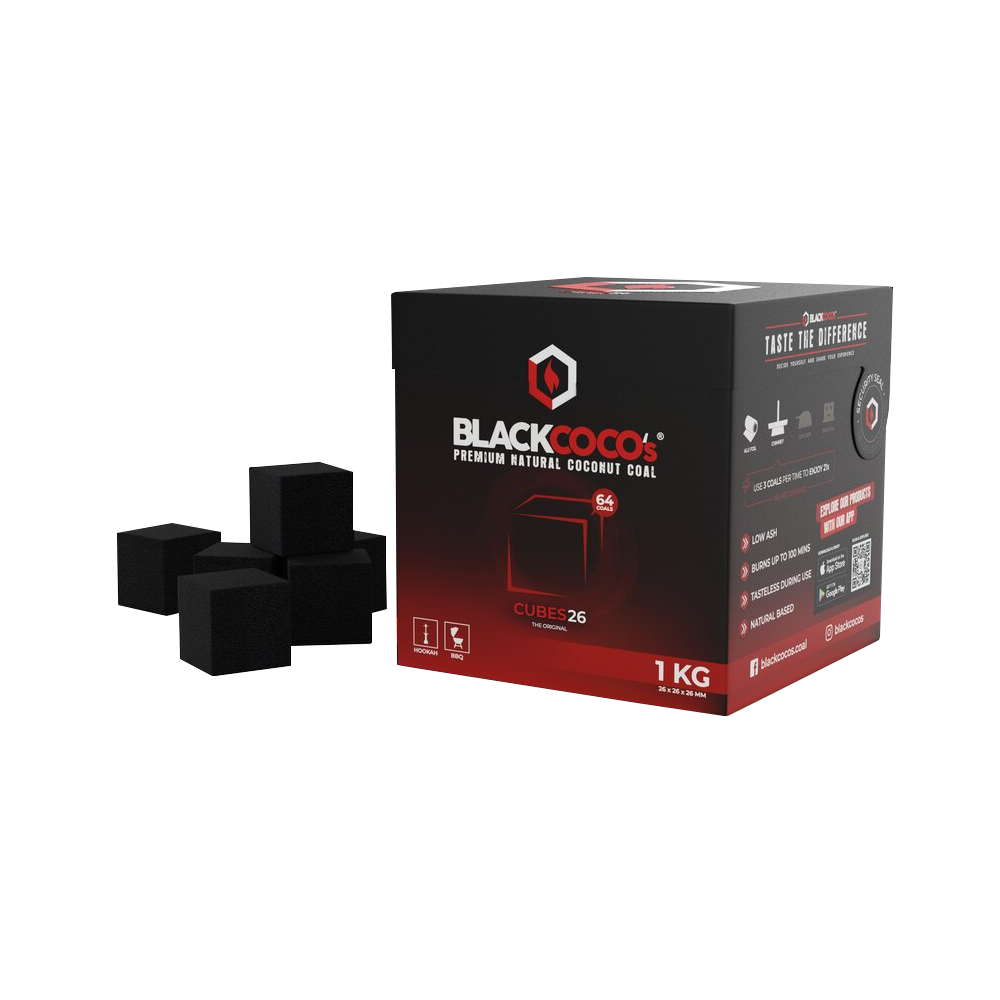 Blackcocos Cubes26 Coconut Kohle 1 kg