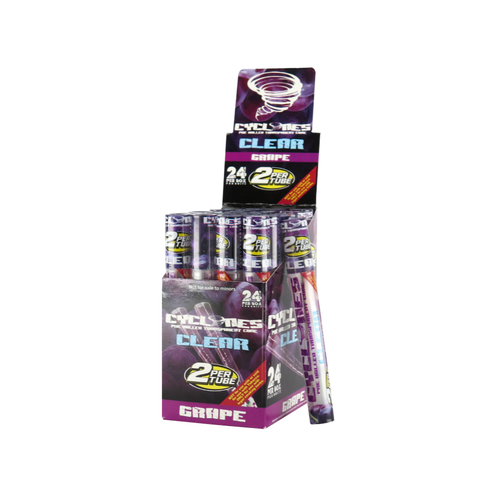 Cyclones - Clear - Grape