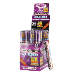 Cyclones - Clear - Purple Unknown, King Size, 2 pcs