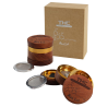 Black Leaf - Wood-Alu Grinder "THC" 4-piece