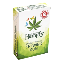 Hempfy - Natural Cannabis Chewing Gum, 12 pcs