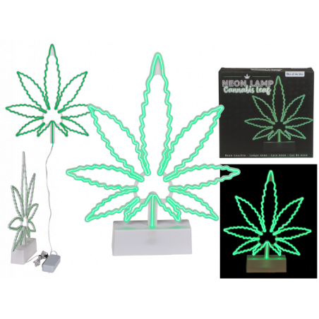 Out of the blue - Cannabis Leaf Neon Lamp