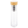 Ohia Thermosflasche aus Glas mit Bambusdeckel