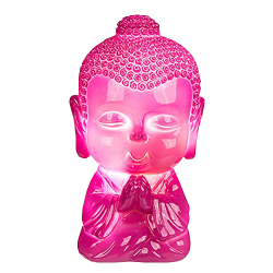 Out of the blue - 3D Effect Lamp Cannabis Leaf