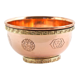 Incense burner copper "Chakras"