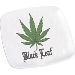 Black Leaf Money Tray
