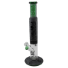 Blaze Glass - Glass bong iced black / green
