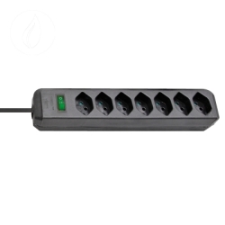 Eco-Line socket strip with switch