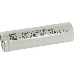 Molicel - INR 18650 P26A, 2600 MAh, 25A