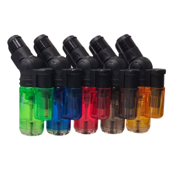 Prof Angled Turbo Jet Flame Windproof Lighter