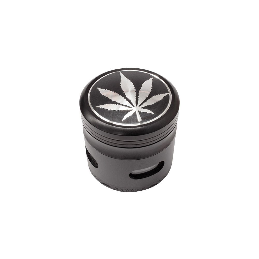 21422 Black Leaf - Leaf Window Grinder, 63 mm, 4-tlg