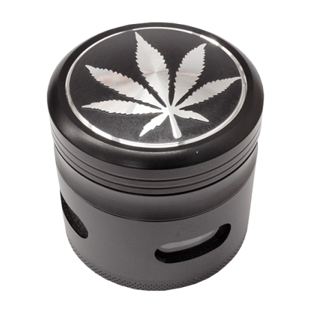 21422 Black Leaf - Leaf Window Grinder, 63 mm, 4-tlg