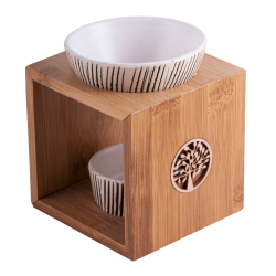 Aroma lamp Yggdrasil bamboo ceramic