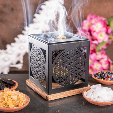 Incense burner flower of life