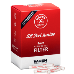 Vauen - Dr Perl Filtre Charbon active, 9mm, 180pcs