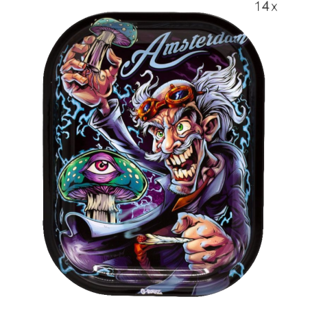 G-Rollz Amsterdam Mad Scientist Small Tray, 14x18 cm