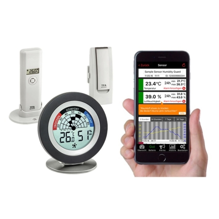 TFA Dostmann Weatherhub Set Cosy Radar