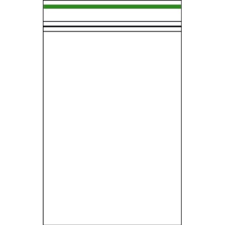 Schnellverschlußbeutel Grün 80 x 120mm, 0.06mm, 100 Stück