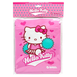 G-Rollz - Hello Kitty Cheerleader Sachet à fermeture éclair anti-odeur, 100x125mm, 8 pièces