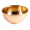 Brass bowl hammered