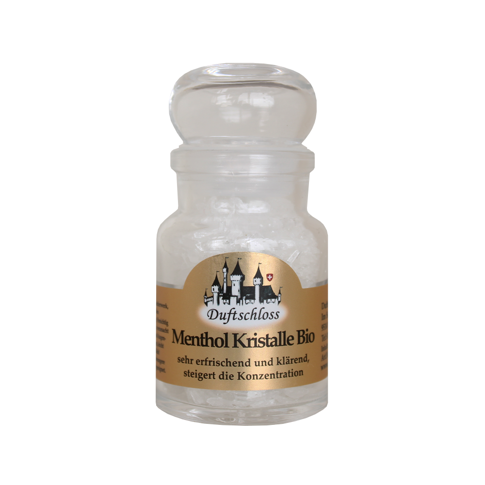 Duftschloss - Cristaux de menthol bio Mélange dEncens, 60ml