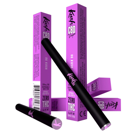 Kush - Kush CBD Vape Zero THC Disposable Vape Pen, 200 Puffs