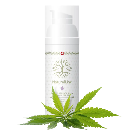 NaturalLine - Regenerating face serum with aloe and CBD