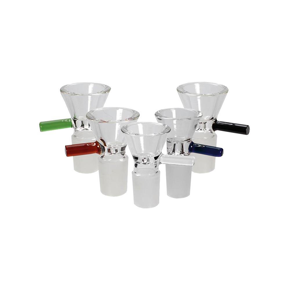 Glass head with handle