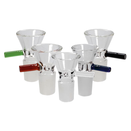 Glass head with handle