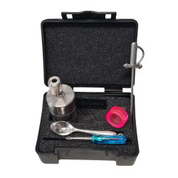 KD - D-1000 Kit comprenant un récipient de dosage avec chargeur, une cuillère, un tournevis, un guide et une aide au remplissage