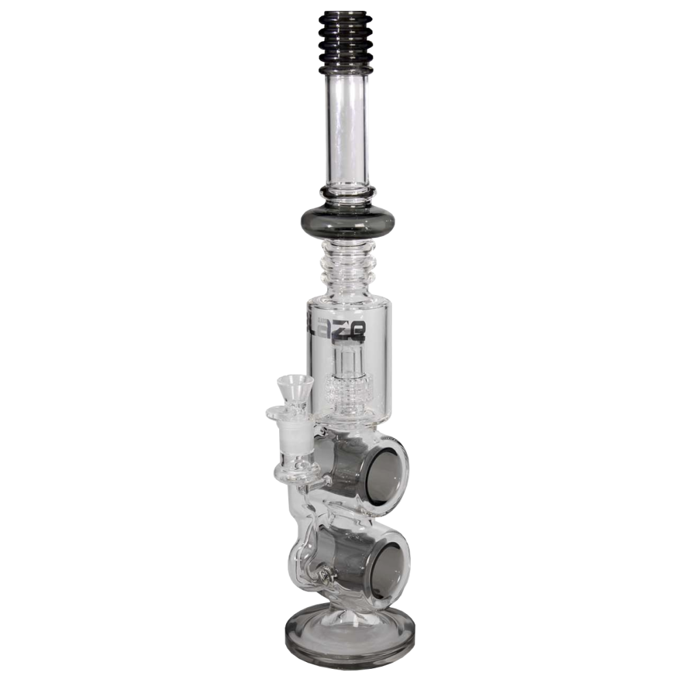 Blaze Glass - Throat cracker bong with drum perco