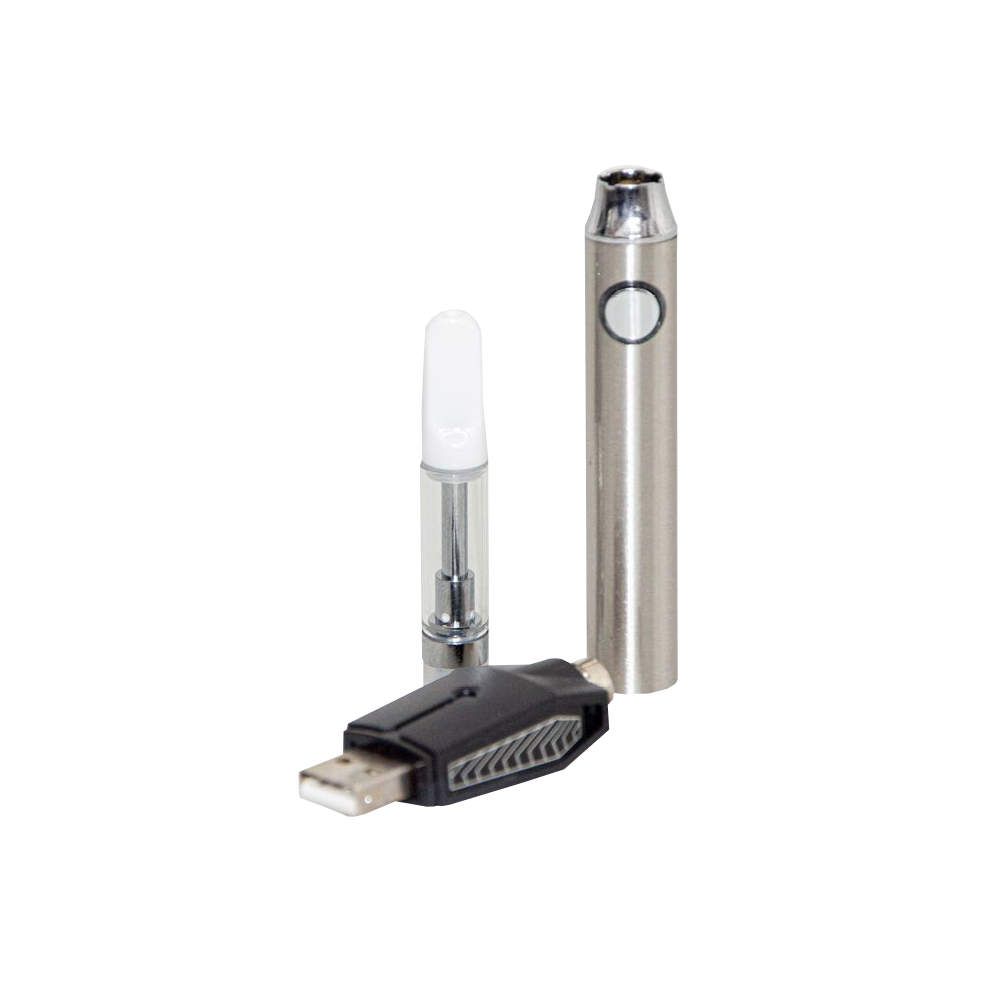 CBD Vape Pen Kit Silber