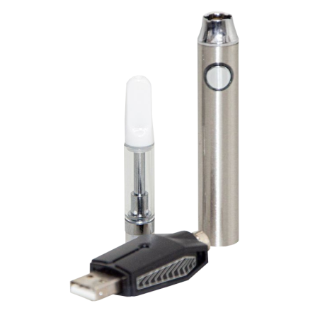 CBD Vape Pen Kit Silver