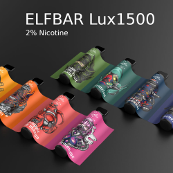 ELFBAR Lux1500 Cyberpunk Feral Animals, 850mAh, 2%