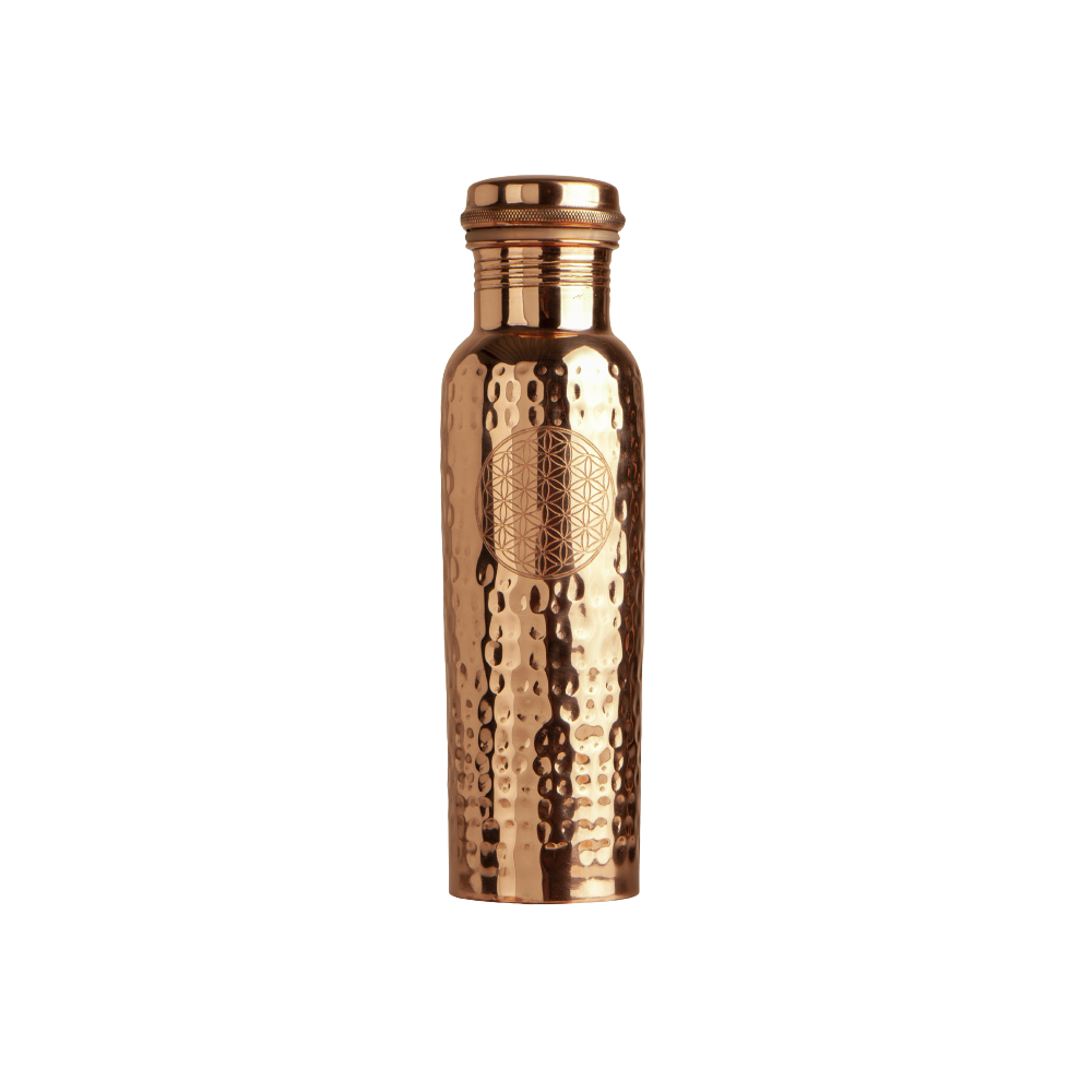 Kupferflasche Blume des Lebens