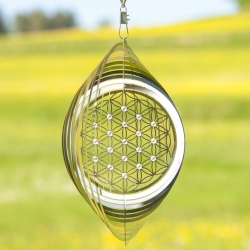 Wind chime flower of life