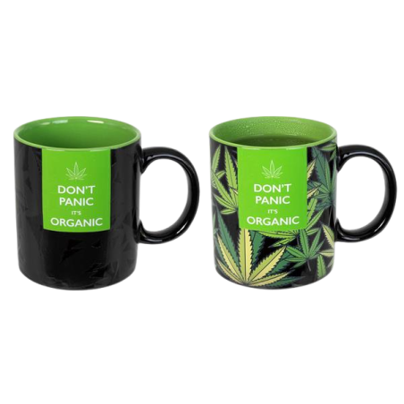 Tasse en céramique "Cannabis" Hea t-Change Effekt thermique