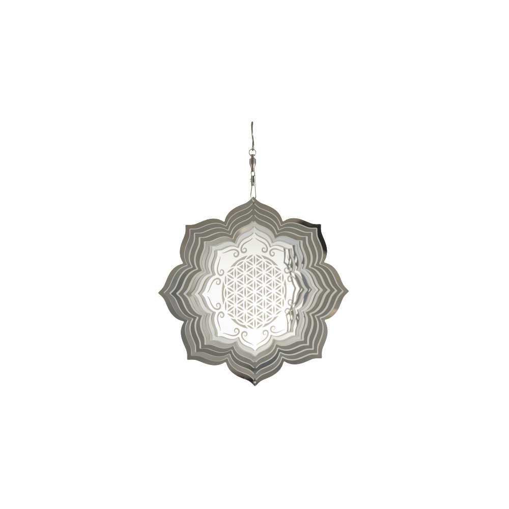 Windspiel Blume des Lebens Im Lotus  Ø 15cm