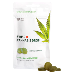 Roelli Roelli - Swiss Cannabis Drop Pastilles pour lhygiène buccale CBD, 5mg